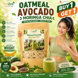 BUY 1 GET 1 - Vina Food Oatmeal Avocado Moringa Chia Seed | High Fiber Slimming Meal Replacement