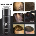 4/2/1CPS Toppik Hair Fiber (BLACK) hair building fibers original waterproof 27.5g natural keratin american quick hairline filling no fadin long-lasting and easy to wash fill in fine or thinning hair instantly thicker fuller looking hair  for men & women. 