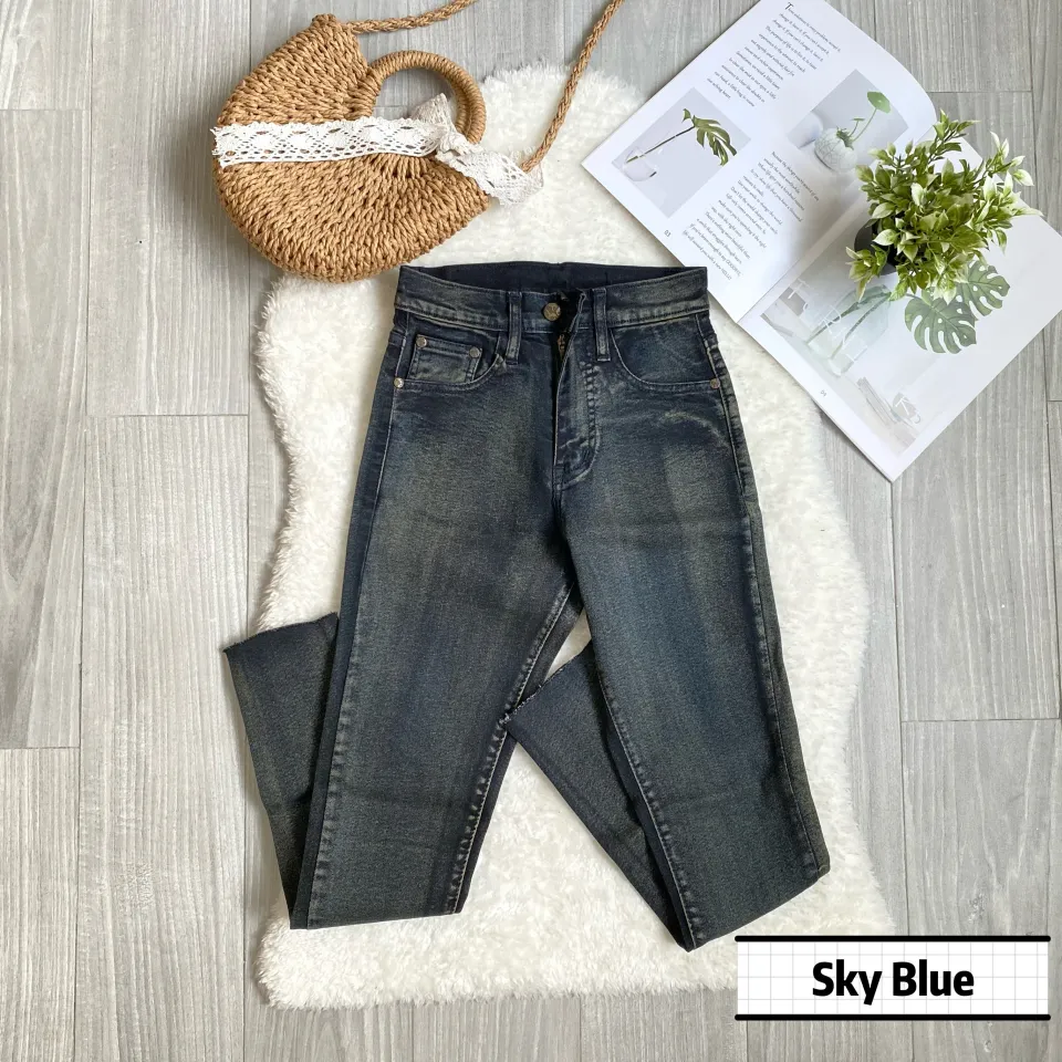 Ready stock S-4XL Skinny Fit Charm Women High Waist Jeans Slim Fit Long  Pants Jeans Women Plus Size Long Jeans Pants Seluar Jeans Perempuan Plus  Size