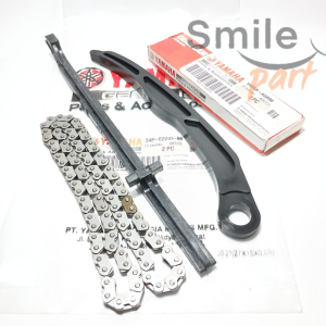 Karet Lidah Tensioner Mio J Soul GT Xride Fino Fi 54P + Rantai Keteng Kamprat Set Yamaha Cam Chain