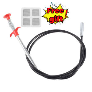 【Spot】Sewer Pipe Dredging Four-Claw Extractor Floor Drain Hair Grab Hook Kitchen Gripper