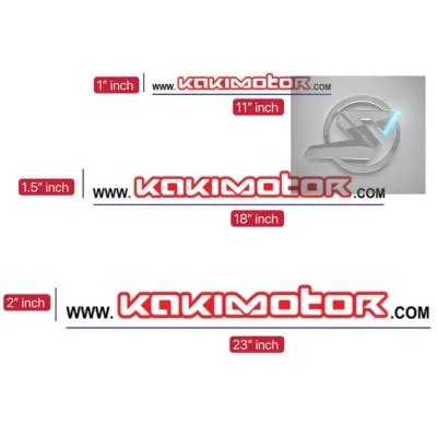 (Ready Stock) S810# Kakimotor Sticker / www.kakimotor.com Car Sticker