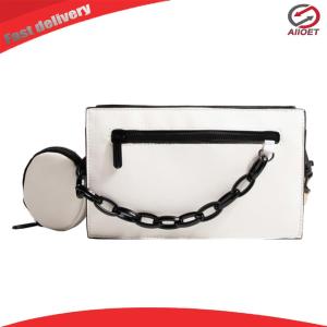 【Alloet】 PU Leather Saddle Small Square Bag Solid Color Crossbody Purse for Women Daily Use and Special Occasion