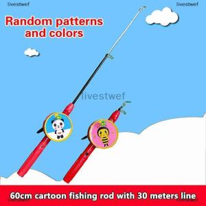[COD] livestwef Kite Miniature Fishing Rod New Dynamic Kite Accessories Retractable Belt Reverse Handbrake Fishing Rod