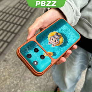 PBZZ Case for honor X9C 5G X9A x9c smart x 9d x9d X9B 5G phone casing Softcase shockproof Cover new design aesthetic cute purple for girls Cartoon swimming KNYC3