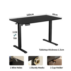 Electric Smart Standing Desk Height Adjustable Table Study Computer Table Ergonomic Work Desk Table