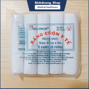 Băng cuộn Bảo Thạch 01x2m sản xuất tại Việt Nam đã tiệt trùng 5 cuộn/ gói