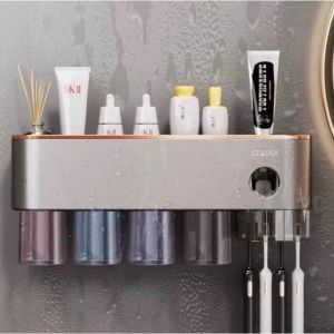 Nhả Kem đánh răng tự động ASWER A127 có ngăn để đồ tiện dụng. kèm miếng dán cường lực chắc chắn. Hàng chính hãng cao cấp