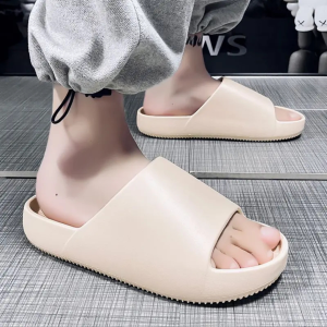 Dép đúc nguyên khối Nk vân nhám siêu nhẹ đế cao 3cm Dép nam nữ quai ngang hot trend