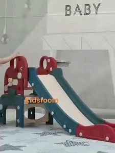 Baby elephant multifunctional table chair and slide