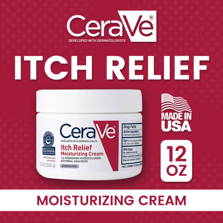 CeraVe Itch Relief Moisturizing Cream 340g | Lazada PH