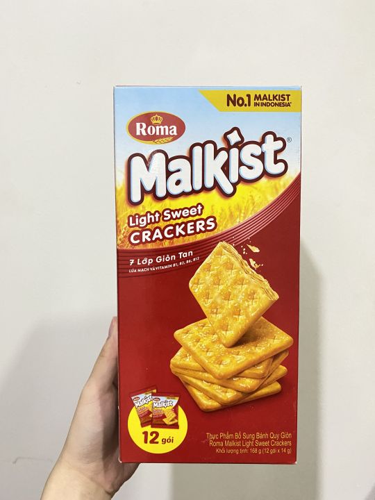 Bánh Quy Giòn Malkist Crackers (Hộp 168g) | Lazada.vn