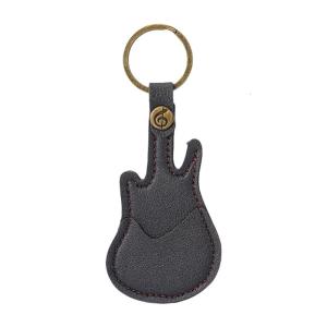 PU Leather Key Chain Guitar Picks Holder Keychain Plectrums Bag Case Supply for Various Guitarists