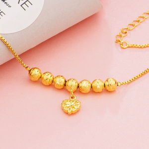 [ Premium Selection ] Snake Bone Chain Brass Gold Plated Bracelet   Vietnam Sand Gold Bag Keychain & Transport Bracelet   Multiple Pendants Available