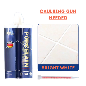Porcelain Flexi Seal 410ML Adhesive Epoxy Filler Gun Set with Anti-Bacterial Anti-Virus Sealant