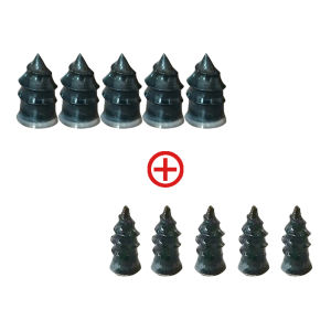 10pcs Motorcycle Vacuum Tyre Repair Nail Electric Car Scooter Bike Tubeless Rubber Tire Puncture Repair for Auto Trucks