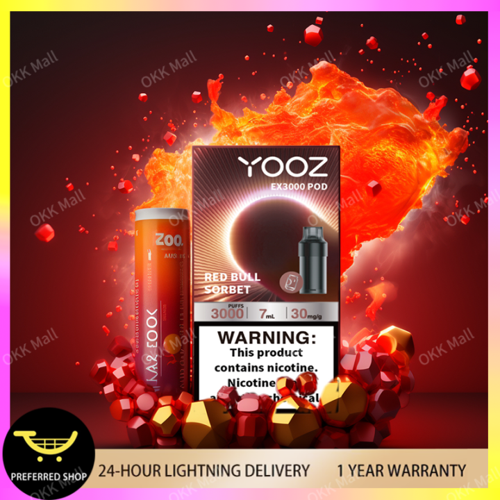 100 ORIGINAL YOOZ Malaysia Refill YOOZ Vape E Cigarette Flavor