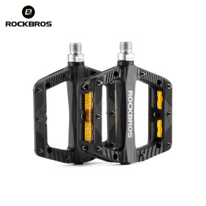 ROCKBROS Bicycle Pedals Metal Ultralight Anti-slip MTB Folding Bike Pedals Sealed Bearings Widen Bike Pedals