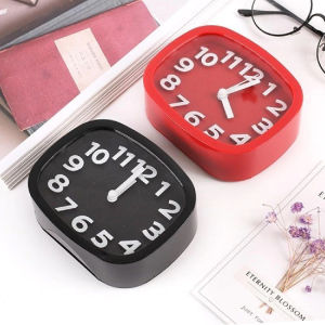 Candy Color Mini Mute Alarm Clocks Portable Analog Alarm Clock Bedside Desk Table/Jam Loceng