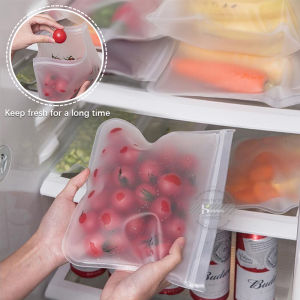 Konco Túi Đựng Thực Phẩm Túi Giữ Tươi PEVA Túi Đựng Thực Phẩm Tủ Lạnh Túi Nhựa Đựng Sữa Lỏng Không Rò Rỉ Thực Phẩm Tủ Lạnh Túi Đựng Rau Củ Trái Cây