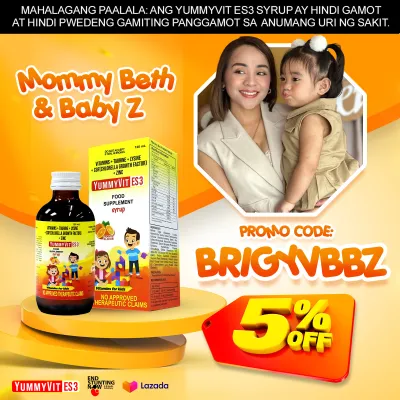 YUMMYVIT SYRUP ES3 (Mommy Beth & Baby Z 5% Discount)