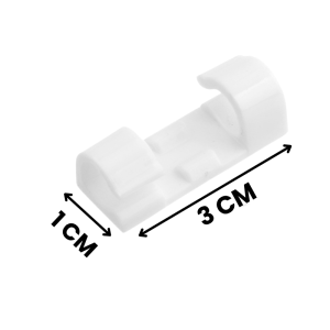 COSY Klip Kabel Organizer Cable Clip 1 pack isi 20 pcs Tempel Dinding Meja Kursi Kayu Penjepit Pengikat Perapih Jalur Kabel Changer Hp Holder