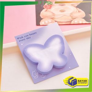 FH-A127 Sticky Notes Gradasi Polos Memo Tempel / Sticky Notes Tempelan Kertas Catatan Memo Gradient