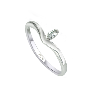 A.CEMI Miguel Star White Topaz Buildable Gems Ring แหวนเงินแท้ พลอยแท้ไวท์โทปาซ