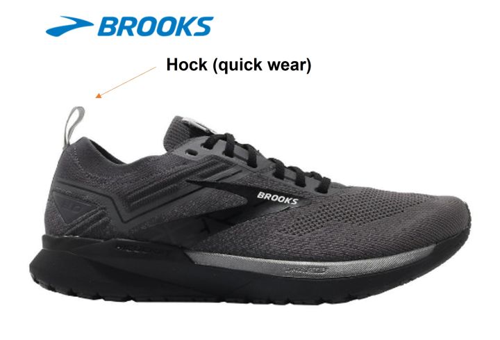 BROOKS Ricochet Ebody Black MEN (1D Medium cutting