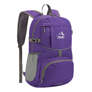 WATERFLY Hiking Foldable Daypack Backpack 25L camping backpack Ultra Lightweight Packable Waterproof Outdoor Travel Day Pack for Woman Man