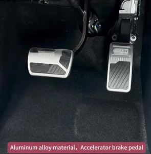 kkmf For Volkswagen VW Golf Mk7 Mk8 CD1 2012~2025 AT Car Aluminum Alloy Foot Pedal Pads Covers Brake Gas Pedal Non-slip Accessories J6H9P