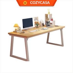 【COZYCASA】A661 Minimalist Dual Study Table Simple Modern Bedroom Study Desk Office WFH