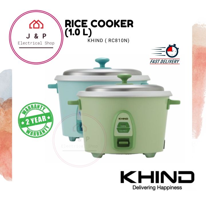 KHIND Rice Cooker ( 1.0L ) RC810N 电饭锅 [ READY STOCK 现货] | Lazada