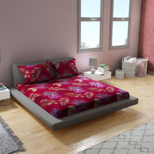 Sprei motif elegan bahan katun 90x200-200x200 king size