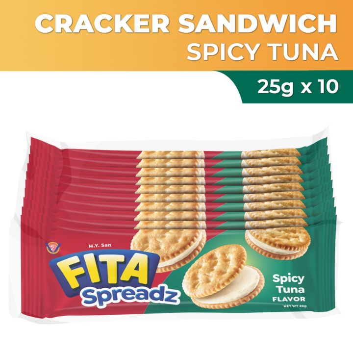 Fita Spreadz Sandwich Crackers Spicy Tuna 25g x 10 * | Lazada PH