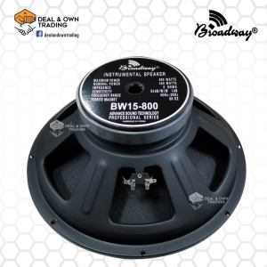 Broadway BW15-800 15 inch 800W Single Speaker (sold per pc)