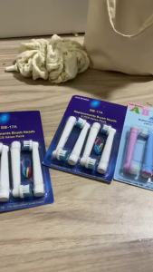 [Yenng]COMBO 4 Đầu Oral b Bàn Chải Đánh Răng Điện Cho Máy Oral B Đầu Bàn Chải Lông Mềm Loại Tốt_Phụ Kiện Homi