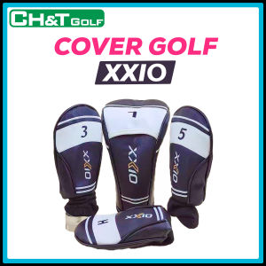 Cover gậy golf Doraemon bao che bảo vệ đầu gậy combo 4 cái chất liệu da lót nỉ chống xước đầu gậy