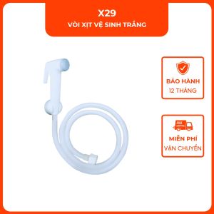 Vòi xịt vệ sinh trắng VINA X29