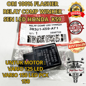 ORI 100% FLASHER RELAY COMP WINKER SEN LED HONDA AHM K59 KUALITAS ASLI ORIGINAL HONDA AHM PRESISI