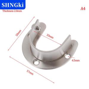 [COD] 🔥🔥🔥SHNGki 19 22 25 32mm tủ quần áo khung thép không gỉ Rod ổ cắm mặt bích Rod chủ