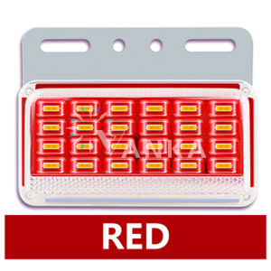 10PCS Vanka Led Light For Truck 12v 24v 9D Side Auxiliary Lights Tail Lights Clearance Lamp For Car Truck Bus Boat