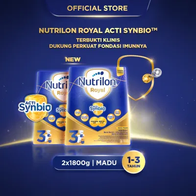 Nutrilon Royal 3 Madu 1800 gr x 2 - Susu untuk Usia 1-3 Tahun