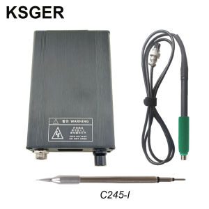 KSGER อุปกรณ์เชื่อมสายไฟ C245สำหรับโทรศัพท์มือถือหัวเหล็ก JBC ซ่อมเครื่องมือการเชื่อมปราศจากสารตะกั่ว180W 3S ที่วางกระป๋องให้ความร้อน