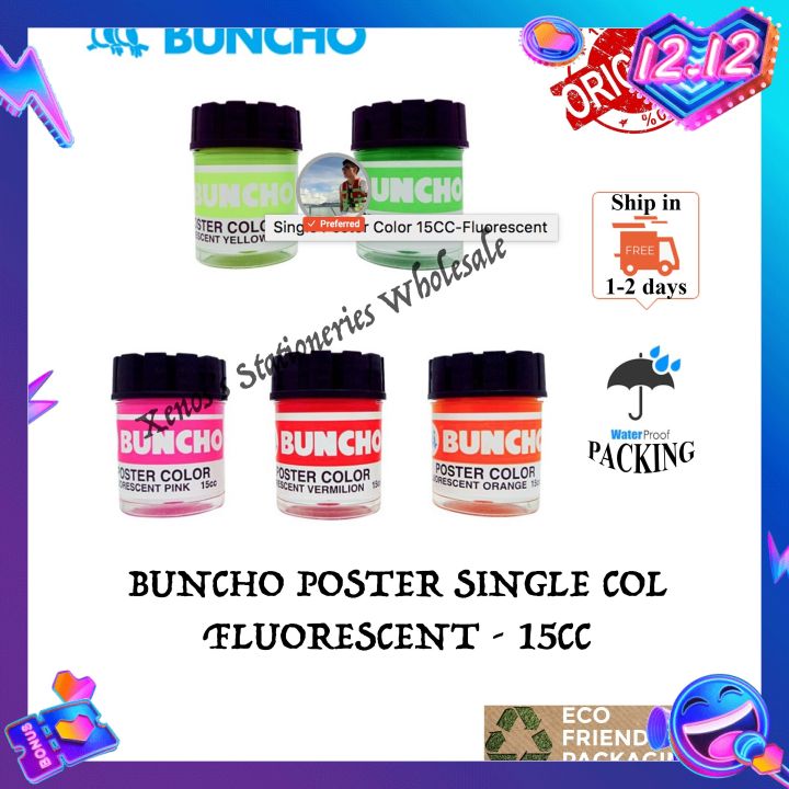 Buncho Single Poster Color Fluorescent 15cc Lazada 4337