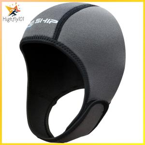 2mm Neoprene Dive Hood Scuba Diving Hood Quick Dry Swim Cap Stretchable Surfing Head Cover for Boating Kayaking Canoeing