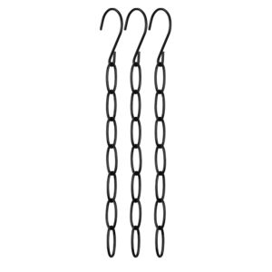 WH FannGo Multi-Function Metal Hanger Chain 7-Hole Closet Organizer for Dorm Home Office & Travel Wrinkle-Free Storage