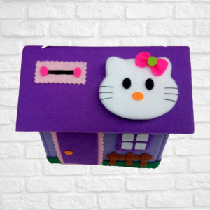 Celengan Unik Lucu Tabungan Anak Karakter Hellokitty Dari Kain Flanel