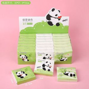 Tisu Panda Tissue Paper Cute Cartoon Pocket Facial Napkin Soft Portable Household Pack Travel
