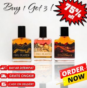 PROMO BELI 1 DAPAT 3 PARFUM SCENTPRO PRO PLAYER DOMINANT PARFUM WANITA / PRIA BEST SELLER PARFUM PEMIKAT TAHAN LAMA PARFUM DONINAN